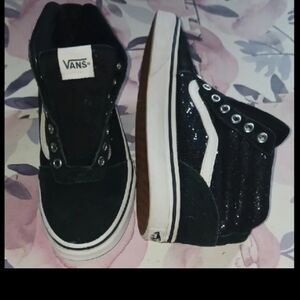 Vans Black Glitter High-Tops